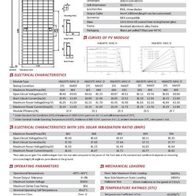 Paneles solares marca HORAY - 3/4