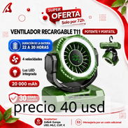 Oferta de ventiladores recargables precio en las fotos - Img 58041492