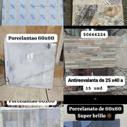 todo lo que buscas en porcelanato ‼️😌cerámicas antiresbalante y con brillo ‼️😌losas cubanas 😌‼️todo al mejor precio d - Img 56293713