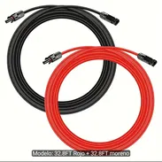 Cable Solar MC4 Calibre 10 AWG extension 10 metros - Img 55566292