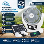 Venta de ventilador recargable 4 en 1. - Img 56356492