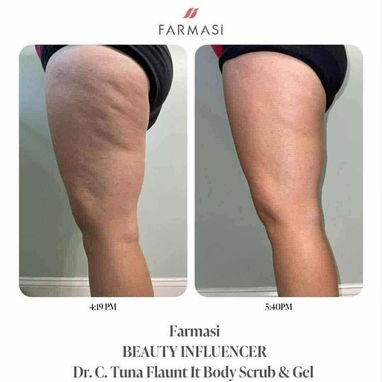 ✨ Exfoliante Modelador Corporal Flaunt It Farmasi | Anticelulitis Reafirmante Efecto Térmico - Img 121109640