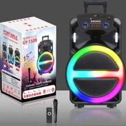 💲175💲BOCINA BLUETOOTH 15" GY-1509. MENSAJERÍA CON FACTURA Y GARANTÍA 1 MES. TLF 54833699 - Img 50817374