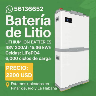 BATERÍAS DE LI-Ion LiFePO4 - Img 123348397