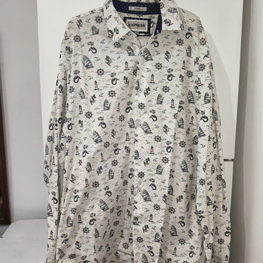Camisas para hombre de mangas largas nuevas y de uso. Varias tallas - Img 116674406