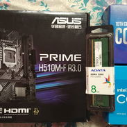 Vendo KIT NEW todo Sellado (Asus Prime H510M-F R3.0, i5 10400, 8 GB DDR4 ADATA 3200mhz) Garantia solo whatssap lary 5476 - Img 57829780