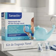 Kit de Enguaje Nasal Descogestionante Nasal para alivio de gripes , alergias , recuperación postquirurgica - Img 57984231