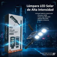 Lámpara LED Solar con mando a distancia de 150w Incluyen batería y panel solar precio $55 USD Transporte Adicionional - Img 54063672