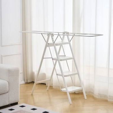 ☎️53544655 🛵 Entrega Disponible ⭐Escalera Plegable TITANKIT PRO 2 en 1 con Tendedero ⭐ - 7/8
