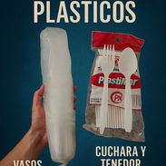 Vasos desechables (3oz y 8 oz) y Cubiertos plásticos - Img 53992258