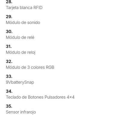 Kit Arduino UNO 36 en 1. Sensores, placas, teclado, pantalla lsd y otros - 2/4