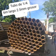 Venta de materiales para su hogar tubos galvanizados y de hierro,tejas,pieles y rollos de serca galvanizado - Img 58228186