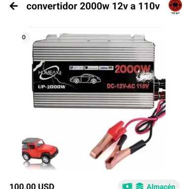 Inversores de onda pura de 2600w , baterías y cargadores todo para tener corriente en su casa - Img 97213824