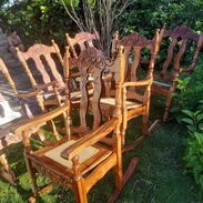 Parejas de sillones de madera algarrobo....son nuevos y con muy buena terminación y garantía y transporte incluido - Img 45625844