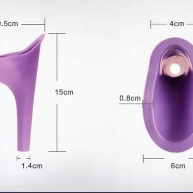 Orinal femenino silicona médica orinal embudo de pie orinal de viaje postparto postoperatorio - Img 119385050