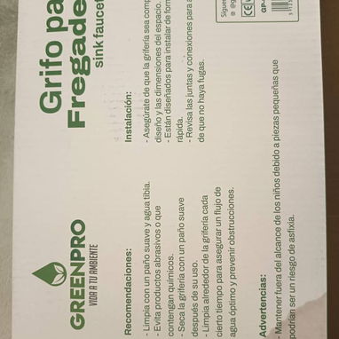 Grifo para Fregadero GREENPRO Negro Mate - Img 122921766