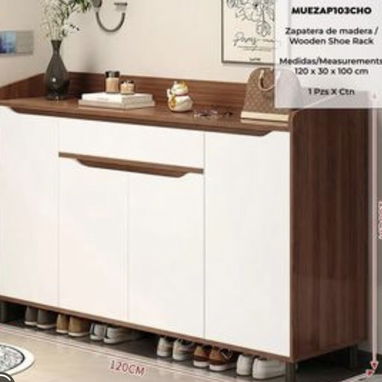 Zapateras de madera importadas nuevas en caja - 3/5