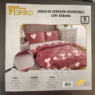 Juego de edredon reversible talla King - Img 120604982