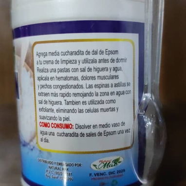 Sulfato de Magnesio- Sal de Epsom $3300 - Img 104359822
