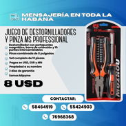 🛠️ JUEGO DE DESTORNILLADORES Y PINZA MS PROFESSIONAL MS-24001 💰 PRECIO: 8 USD - Img 57213251