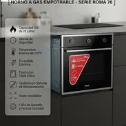 HORNO DRIJA ROMA 76 | 78L Acero Inox $440 Envío Gratis + Factura y 1 Año de Garantía! - Img 57914238