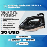 Plancha de Ropa a Vapor SOKANY 💰 Precio: $30 USD 🛡️ Garantía: 15 días 👔✨ ¡Ropa sin arrugas y siempre impecable! ✨👗 - Img 57547674