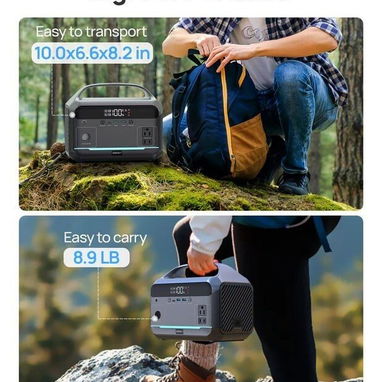 🔋⚡️ Estación de Energía Portátil DARAN NEOK2 600W / 288Wh LiFePO4 - 5/6