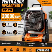 Ventilador Recargable FT70 de 20000 amp New Caja ! - Img 56599012