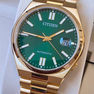 bellas esfera de color azul cielo, turquesa o verde  🕰 citizen tsuyosa automáticos - Img 119234207