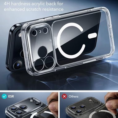 ESR Funda iPhone 17 Pro Max – Clear – MagSafe | videojuegoshabana.com - Img 123472958