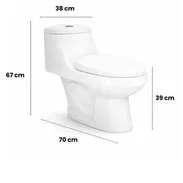 🚽Taza monolítica nueva en caja 🚽 - Img 57390522