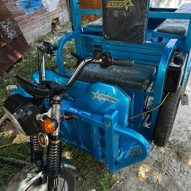 Triciclo eléctrico Star híbrido batería 72 v x 58 extensor de rango de 5000 wht (Lis) - Img 122028792