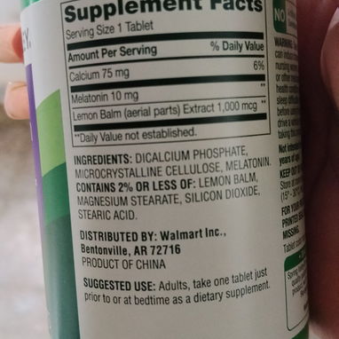 MELATONINA 120 tabletas de 10 mg 18 USD o al cambio - 2/2