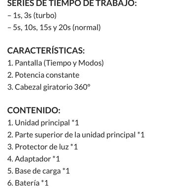 Lámpara de curado profesional - 5/8