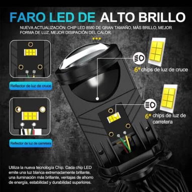 Bombillos Led H4 lupas - Img 123035650