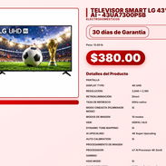 TELEVISOR SMART LG 43'' AI - 43UA7300PSB . - Img 57568061