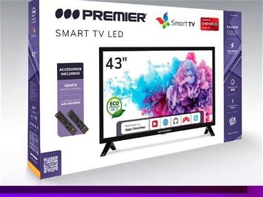 TV smart TV con dos mandos y soporte para la pared - Img main-image-45697124