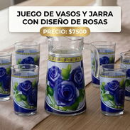 Set de vasos con jarra de Cristal - Img 56159937