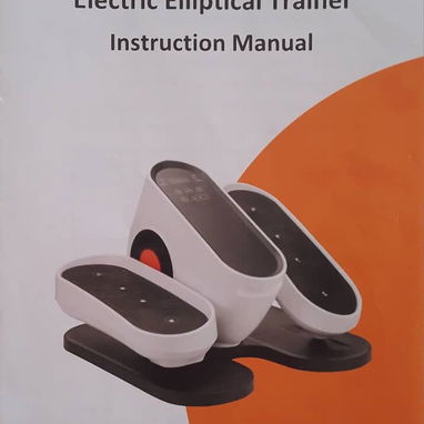 Electric Elliptical Trainer - Entrenador Elíptico Eléctrico - 2/3