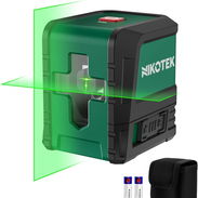 Nivel laser NIKOTEK profesional lux verde...exterior-interior INCLUYE SUS BATERIAS - Img 58044388