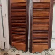 VENDO MAMPARA DE MADERA DURA DECORADAS DISEÑO PERSIANAS. - Img 57750228