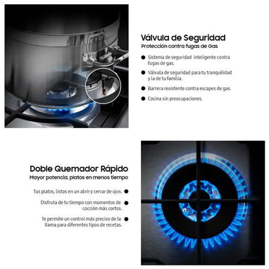 Cocina de gas Samsung 4 hornillas 470 USD💵[empotrable] - Img 118568621