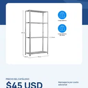 Estantería Modular Metálica SteelSmart con 4 Baldas 7HOUSE - Img 57925962