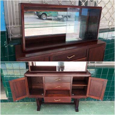 ⚜️ Aparador Vitrina antiguo restaurado • Entrega incluida 🚛 - Img 124256520