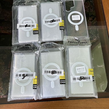 Forro transparente MagSafe anti caídas para Samsung del S20 al S24 ultra - Img 67429743