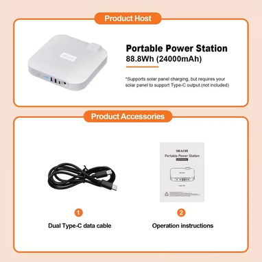 ESTACION DE ENERGIA SBAOH P85 DE 100W Y 88WH (24000MAH). NUEVA EN CAJA A ESTRENAR**52437713 - Img 122826452