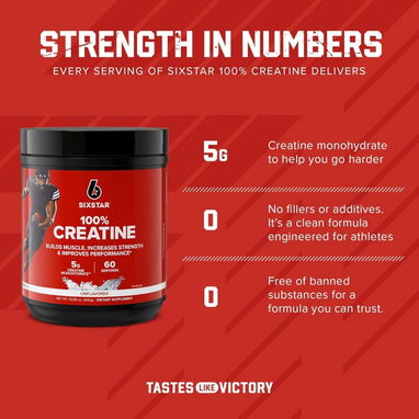 Creatina SIXSTAR 300gr 60serv - 4/4
