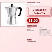 CAFETERA MOKA 6 TAZAS . - Img 57892629