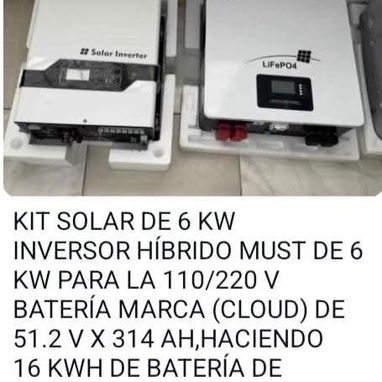 Venta y montaje de kits solares - 5/8