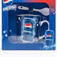 Juego de taza pepsi, caja de regalo, juego de taza azul con cucharita. Regalo para cumpleaños, regalos de cumpleaños - Img 55417811